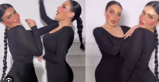 فيديو: رقص وغزل بين زينب فياض ابنة هيفاء وهبي وحليمة بولند.. صورة رقم 3