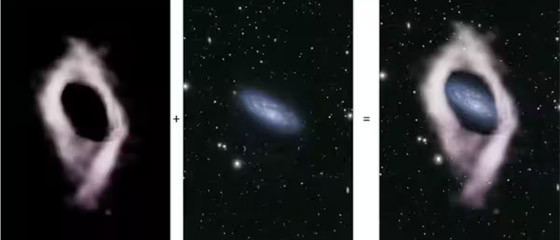 اكتشاف حلقة متخفية حول مجرة مميزة في الفضاء.. فيديو وصور صورة رقم 2