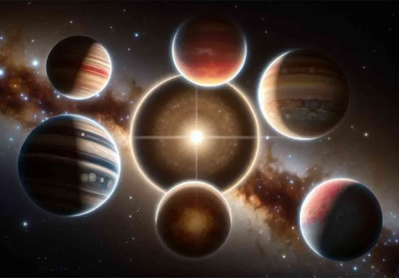 سلسلة الرنين: اكتشاف 6 عوالم في الفضاء تدور حول نجمها.. فيديو صورة رقم 6