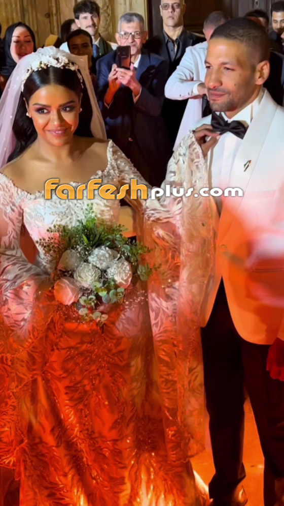 فيديو وصور زفاف الفنانة أسماء أبو اليزيد من مدرب رياضي بحضور الأهل والأصدقاء والنجوم صورة رقم 13