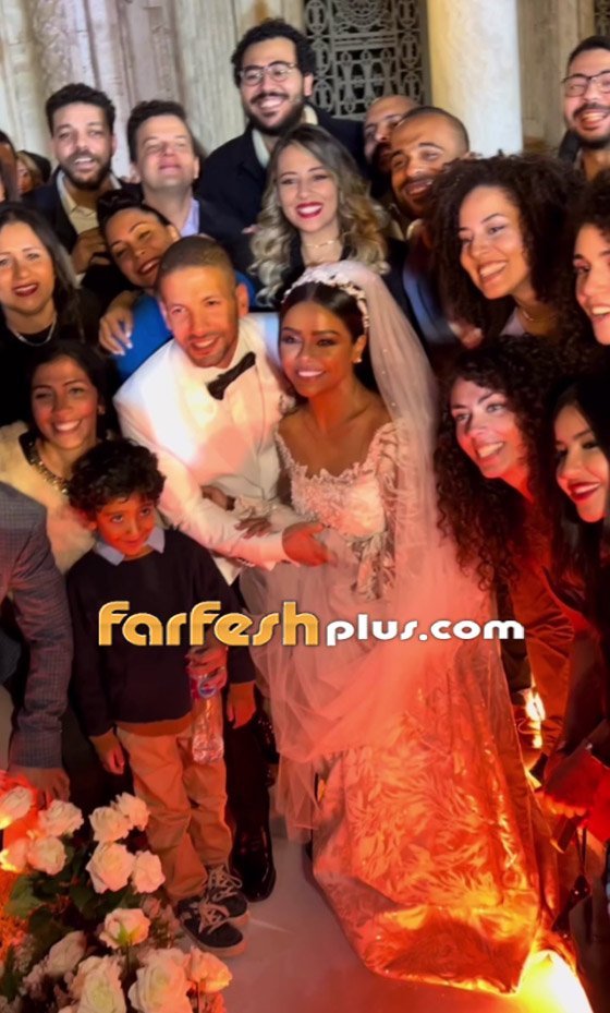 فيديو وصور زفاف الفنانة أسماء أبو اليزيد من مدرب رياضي بحضور الأهل والأصدقاء والنجوم صورة رقم 15