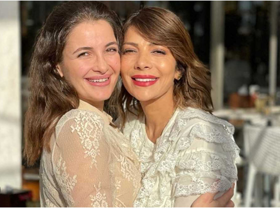 أصالة جدّة للمرة الاولى وتستقبل حفيدتها جيهان من ابنتها شام الذهبي صورة رقم 5