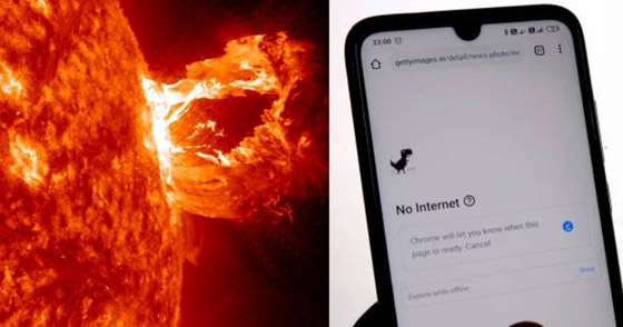 حقيقة وجود عاصفة شمسية تهدد الأرض وتقطع الإنترنت صورة رقم 2