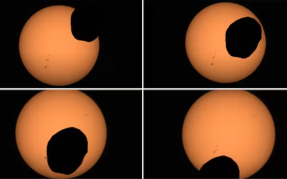 هكذا يبدو كسوف الشمس إذا كنت تقف على كوكب المريخ.. فيديو صورة رقم 5