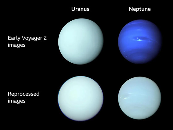 صور مذهلة.. شاهد كوكب نبتون وأورانوس بألوانهما الحقيقية صورة رقم 1