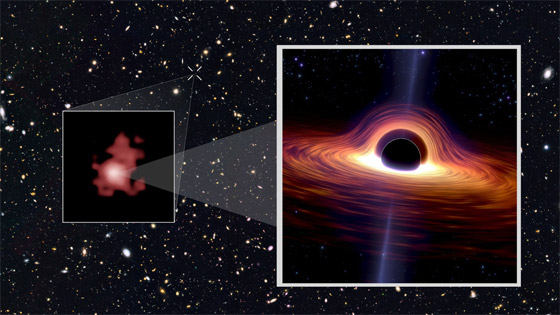 اكتشاف يقلب الموازين.. رصد أقدم ثقب أسود في الكون صورة رقم 1