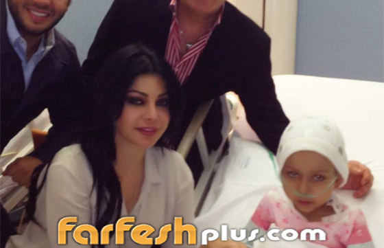 مشاهير حققوا أمنيات أطفال مرضى بالسرطان: نانسي، تامر حسني، هيفاء، محمد رمضان وياسمين صورة رقم 19