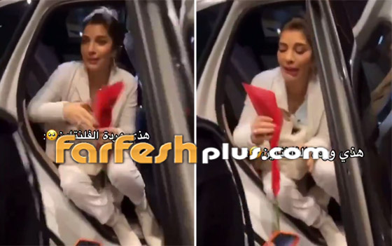 فيديو طريف: معجب يقدم لأصالة وردة قائلا (أحبك) فترد ضاحكة: زوجي حيكسر راسك صورة رقم 1