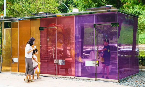 بناء مراحيض شفافة ضمن معرض إكسبو الياباني يكلف 1.26 مليون دولار! صورة رقم 3