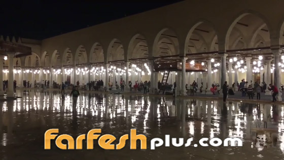 فيديو: أمطار تفاجئ مصلين بأقدم جامع في مصر وإفريقيا صورة رقم 6