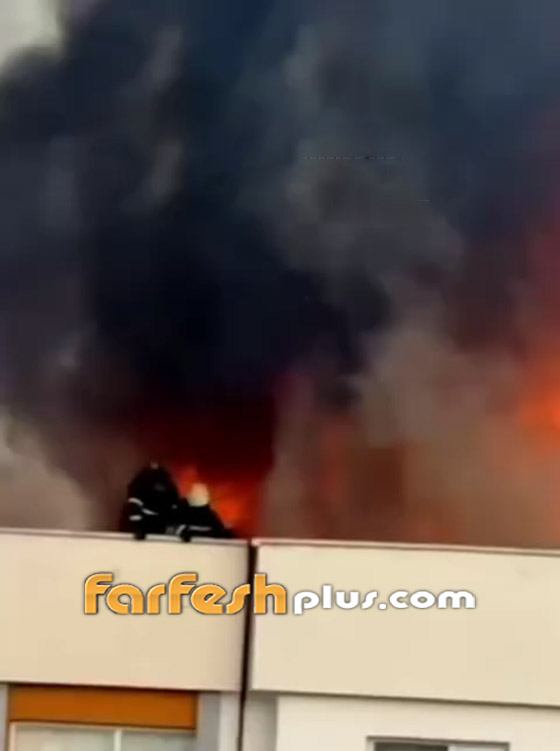 رجل إطفاء تركي يخلص نفسه من نيران حاصرته على سطح بناية (فيديو) صورة رقم 3