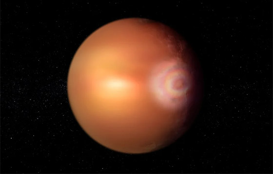 اكتشاف ظاهرة تشبه هالة ضوئية على كوكب خارج نظامنا الشمسي لأول مرة صورة رقم 1