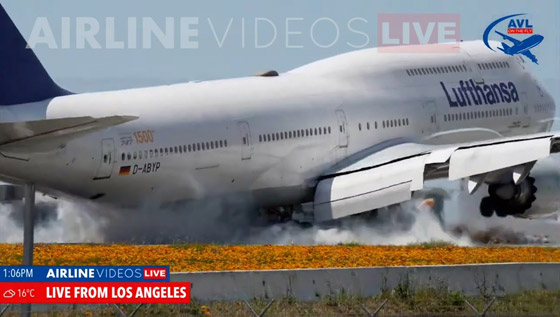 فيديو: طائرة ضخمة تصطدم بمدرج عند هبوطها.. وترتد عاليا! صورة رقم 2