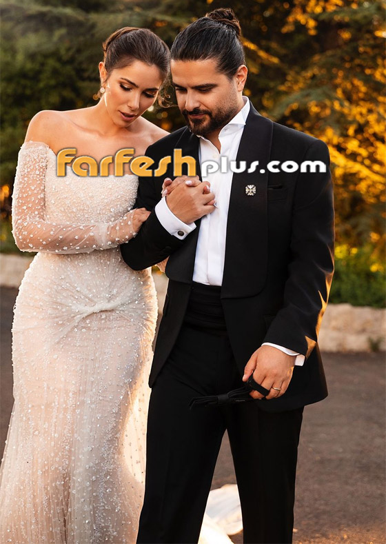 وأخيرا.. صور زفاف ناصيف زيتون ودانييلا رحمة صورة رقم 6
