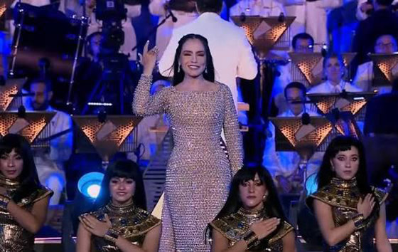 إطلالة أسطورية بعد غياب طويل لـ شريهان من إيلي صعب بافتتاح المتحف المصري الكبير صورة رقم 1 إطلالة أسطورية بعد غياب طويل لـ شريهان من إيلي صعب بافتتاح المتحف المصري الكبير صورة رقم 1