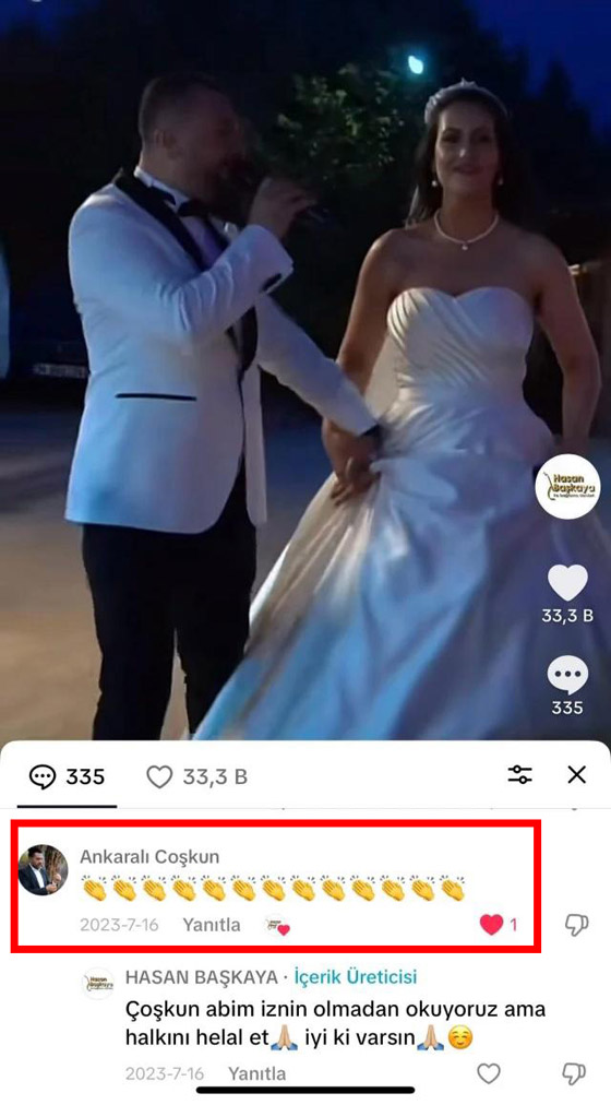 فنان شهير يقاضي عروسين أدّيا أغنيته في حفل زفافهما ويطالبهما بـ 300 ألف ليرة تركية! صورة رقم 1 فنان شهير يقاضي عروسين أدّيا أغنيته في حفل زفافهما ويطالبهما بـ 300 ألف ليرة تركية! صورة رقم 1