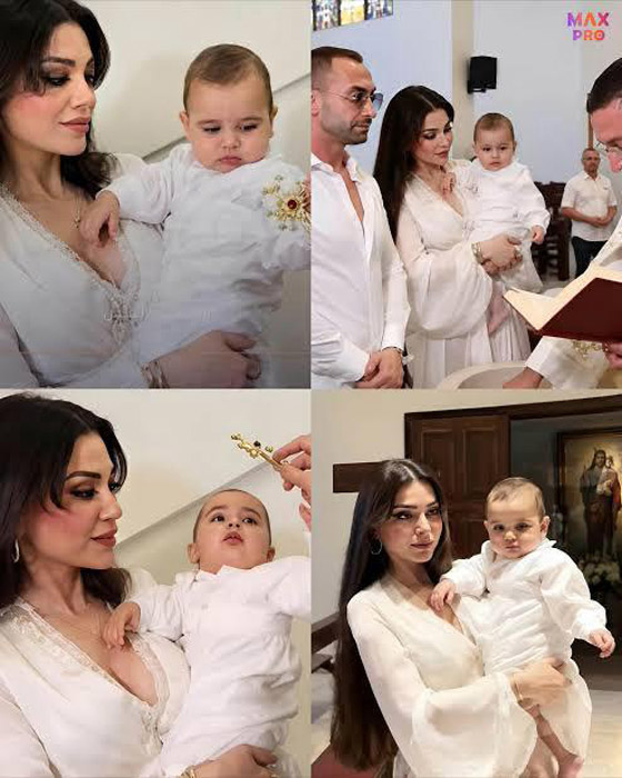 هيفاء وهبي في الكنيسة تحتفل بعمادة ابن اختها والجمهور يتساءل: هل هيفا مسلمة أم مسيحية؟ صورة رقم 2 هيفاء وهبي في الكنيسة تحتفل بعمادة ابن اختها والجمهور يتساءل: هل هيفا مسلمة أم مسيحية؟ صورة رقم 2