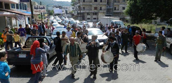 بالصور.. سلطان الطرب جورج وسوف يصل الى بلدته الكفرون  صورة رقم 8