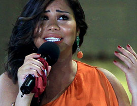 شيرين تغني احتفالا بثورة 25 يناير المصرية في ربيع الدوحة   صورة رقم 1