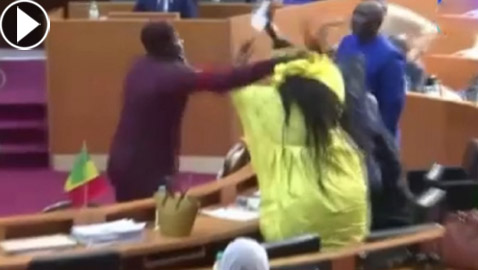 فيديو: نائب سنغالي يصفع زميلته على وجهها.. وتحولت لعراك بالأيدي بالبرلمان