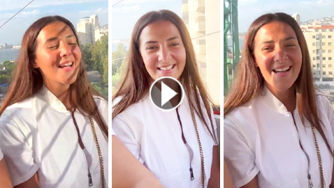 دنيا سمير غانم تغني (آخر أيام الصيفية) لفيروز وتدعو للبنان وفلسطين.. فيديو