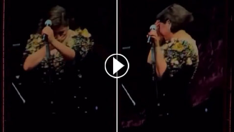 بكاء شيرين عبد الوهاب أثناء غنائها (كده يا قلبي) على المسرح.. فيديو وصور
