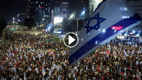 فيديو: المتظاهرون يعودون إلى شوارع إسرائيل للمطالبة بإعادة الرهائن