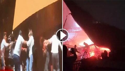فيديو يرصد فاجعة انهيار المسرح في المكسيك.. 9 قتلى و50 جريحا
