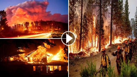 أكبر حريق غابات بكاليفورنيا.. دمار عشرات المنازل وأوامر إجلاء بـ4 مقاطعات